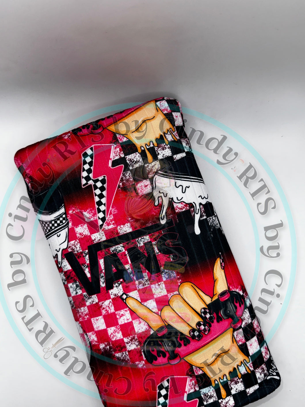 LAVIE- SKATEBOARD PINK CHECKERED - RIB