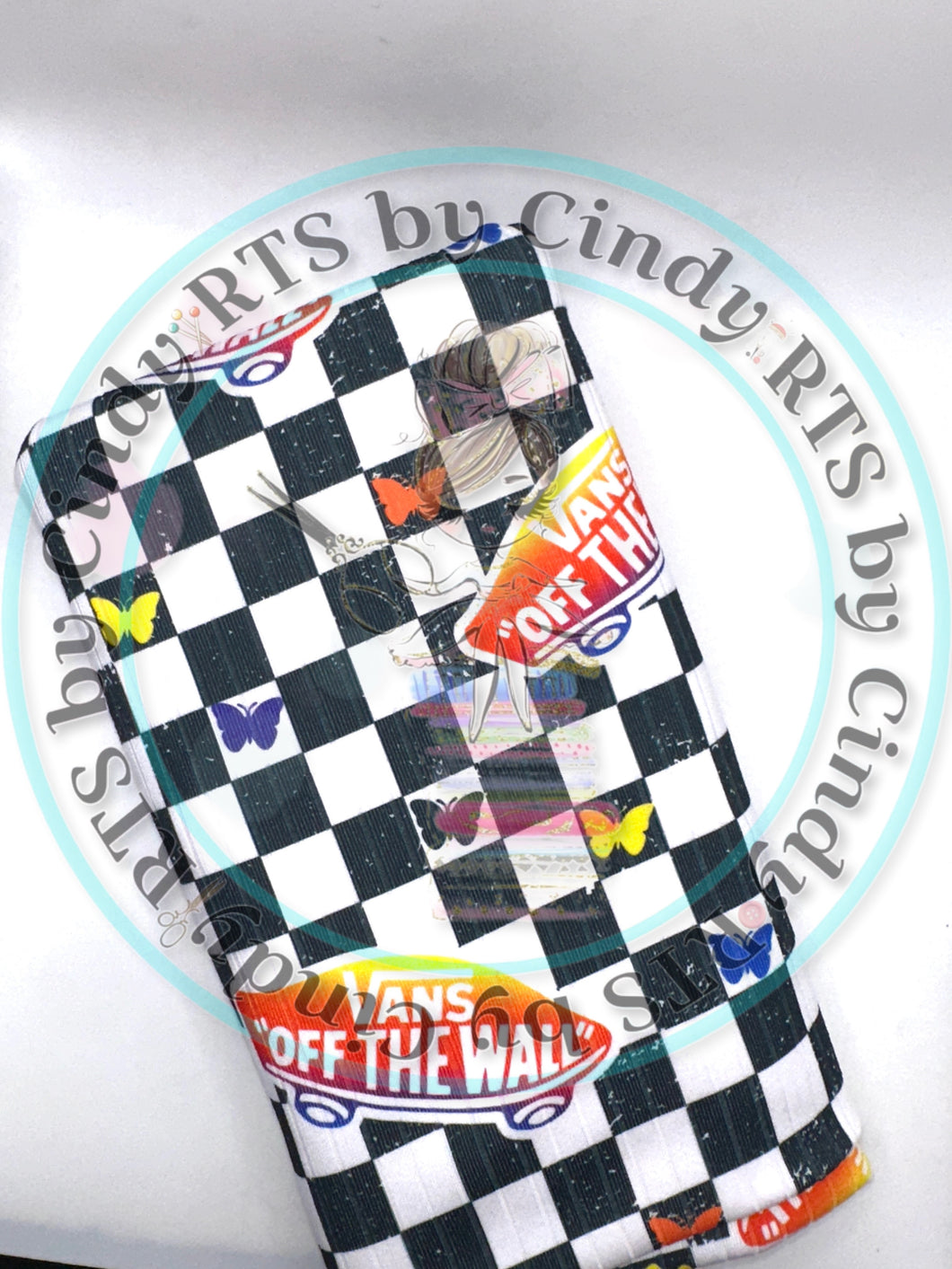 LAVIE-CHECKERED BUTTERFLY BRAND RIB