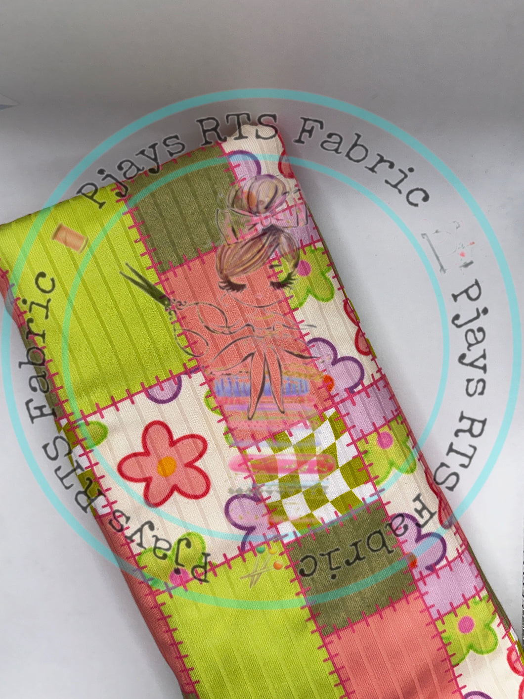 Patch floral squares-RIB