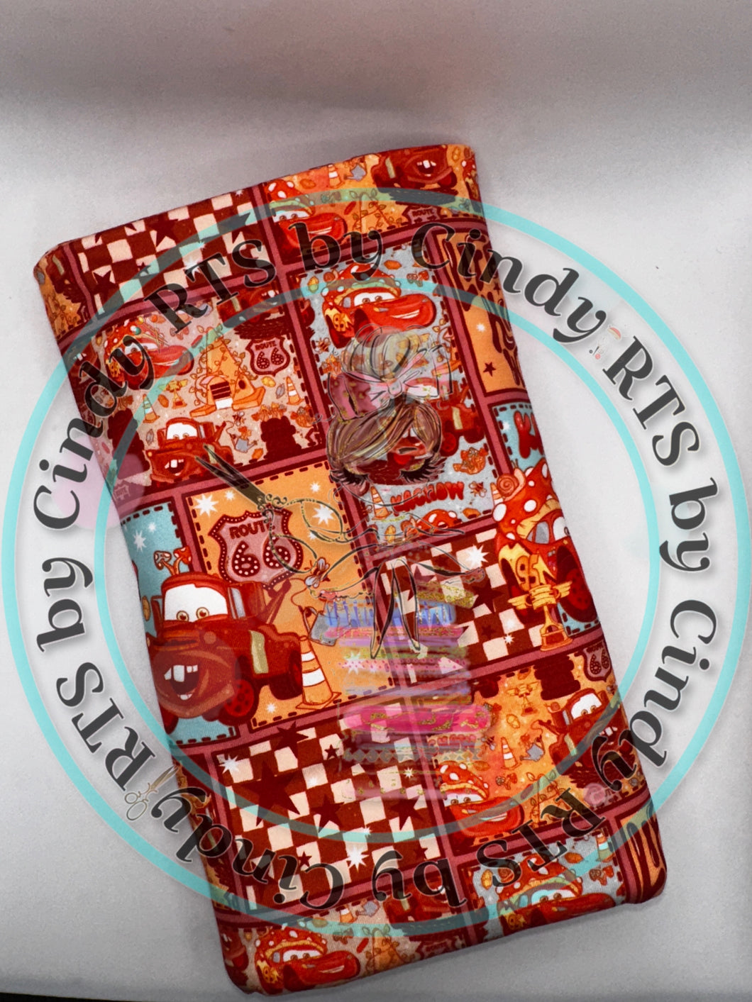 DYB- CHECKERED RED CARS