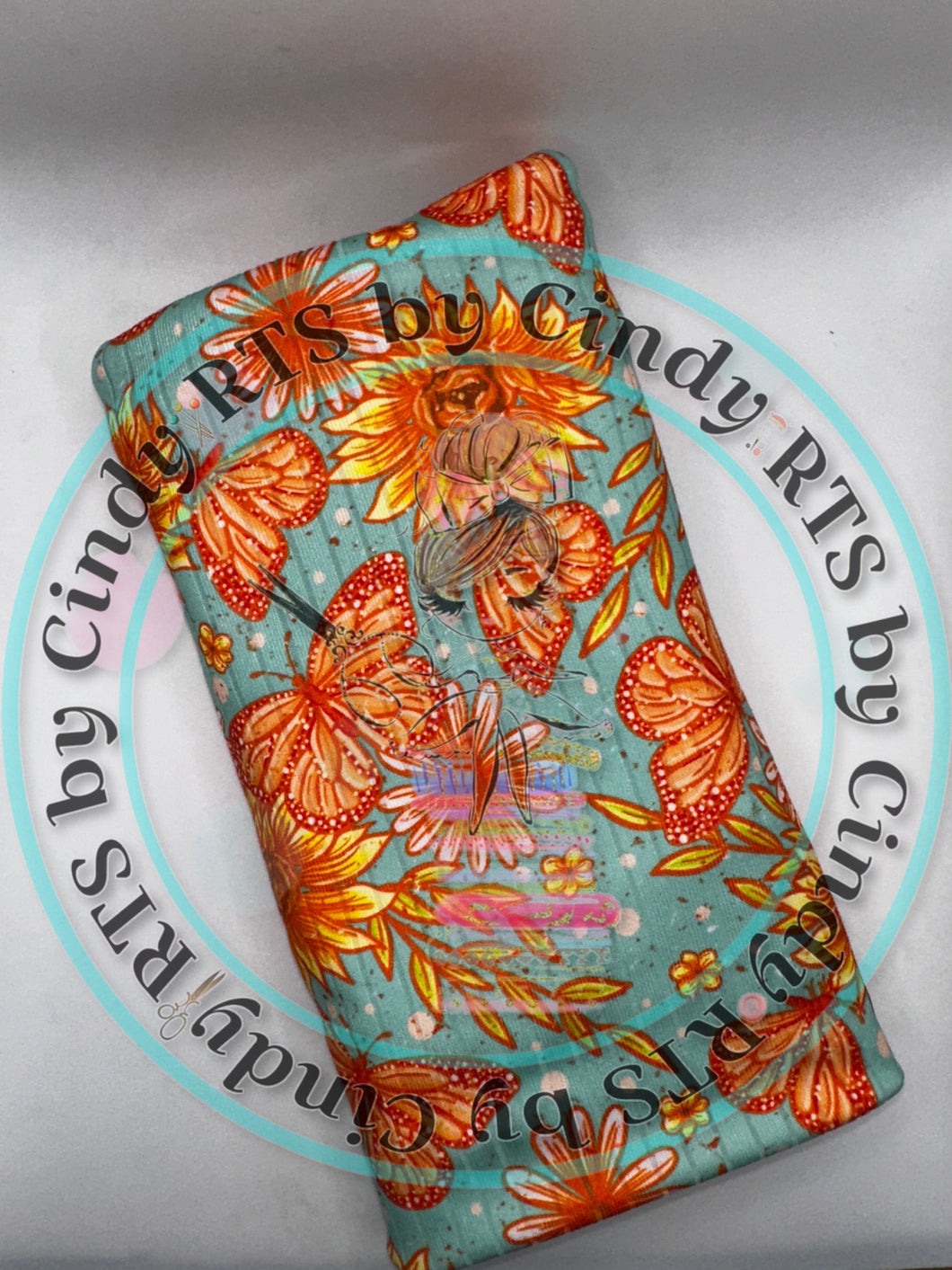 MISCF- BUTTERFLY FLORAL - RIB