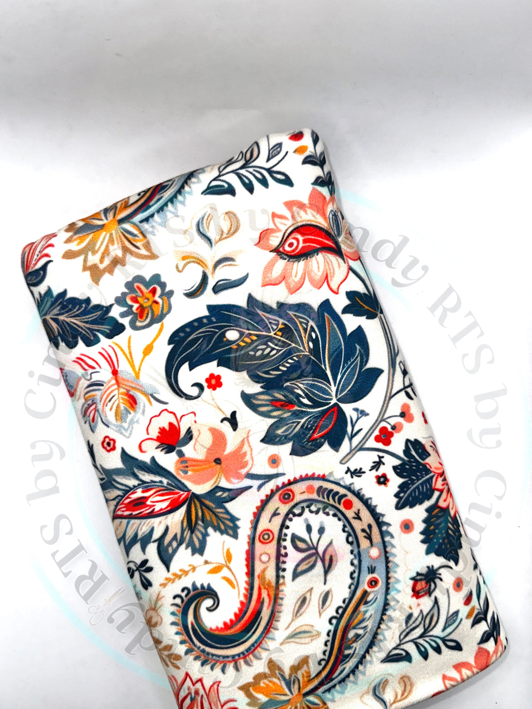 COOR- PAISLEY NAVY ORANGE