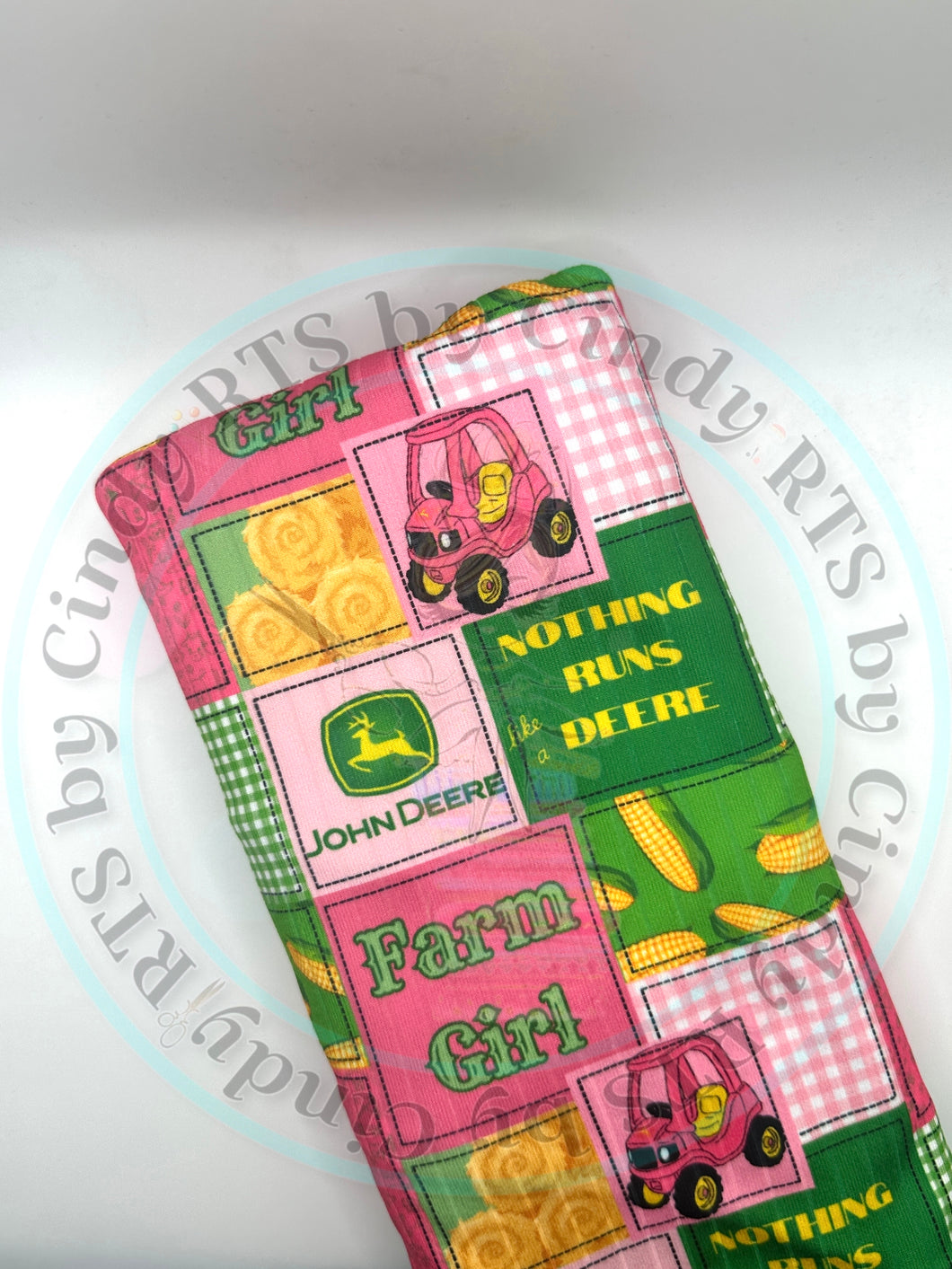 WES - DEERE PINK PATCH RIB