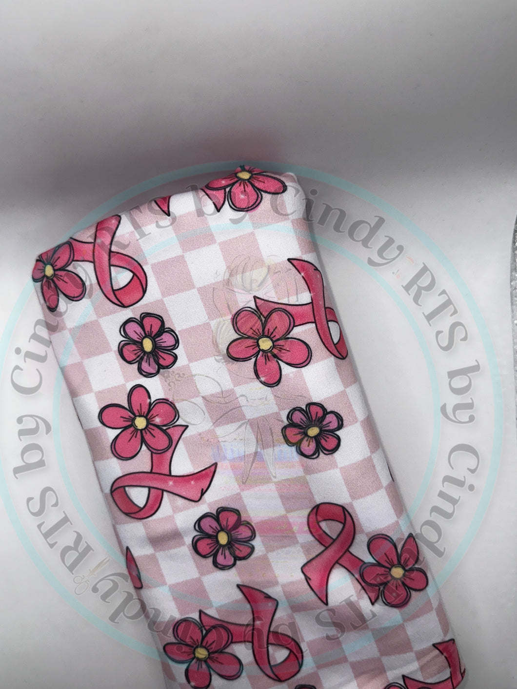 F/S/A - CHECKERED BREAST CANCER RIBBON