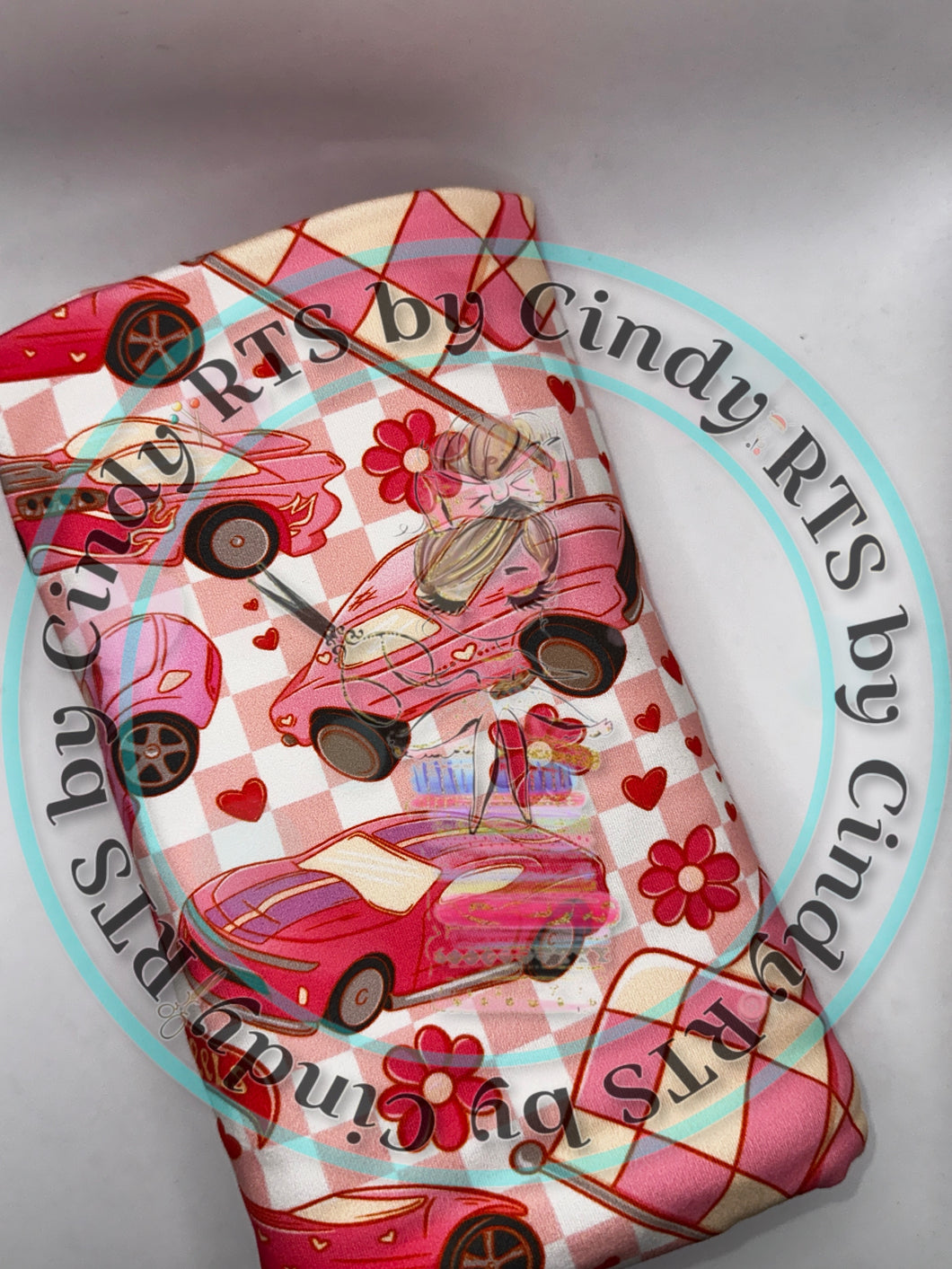 KS- PINK CHECKERED WHEELS-