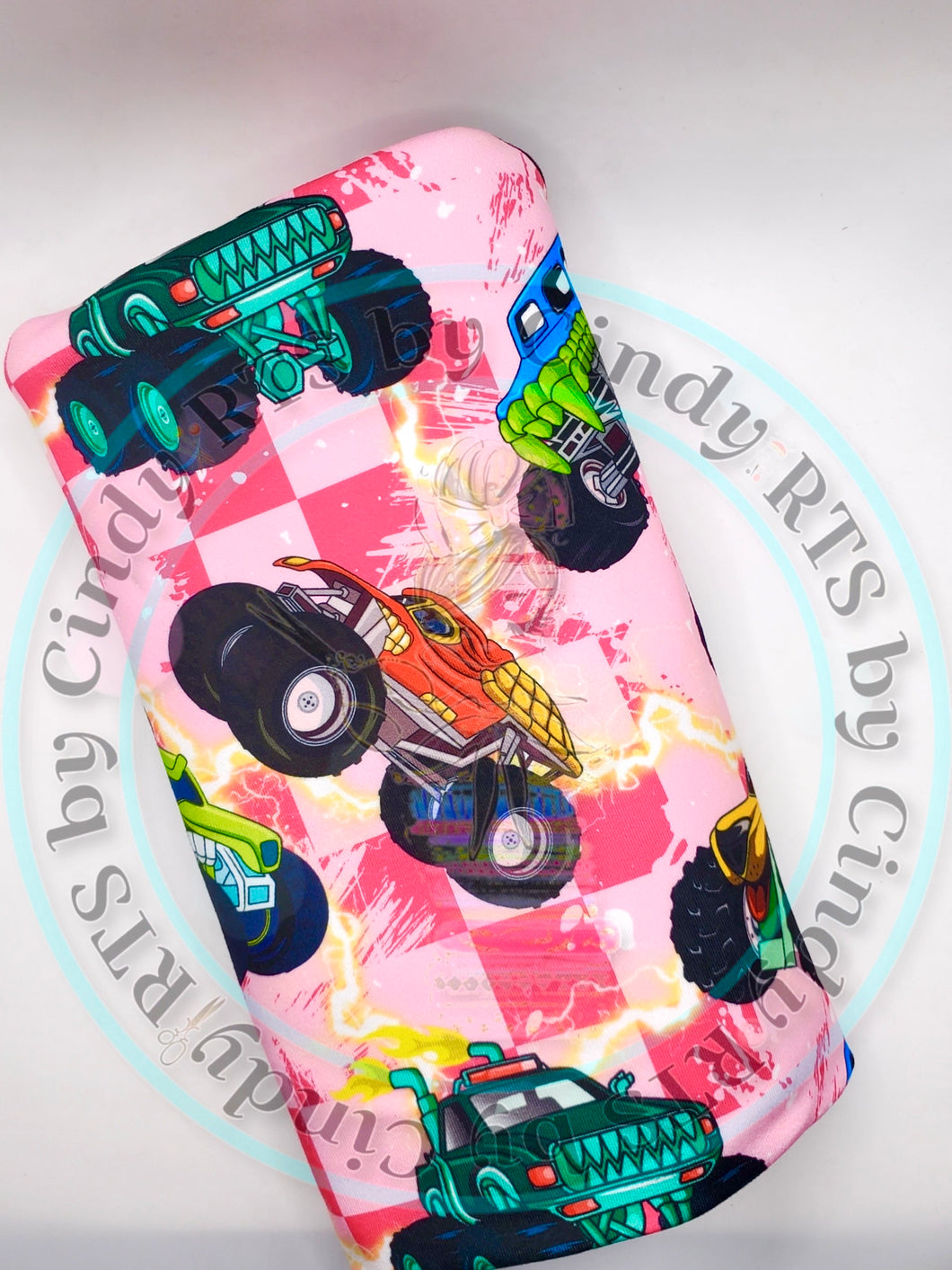 KS- PINK CHECKERED TRUCK