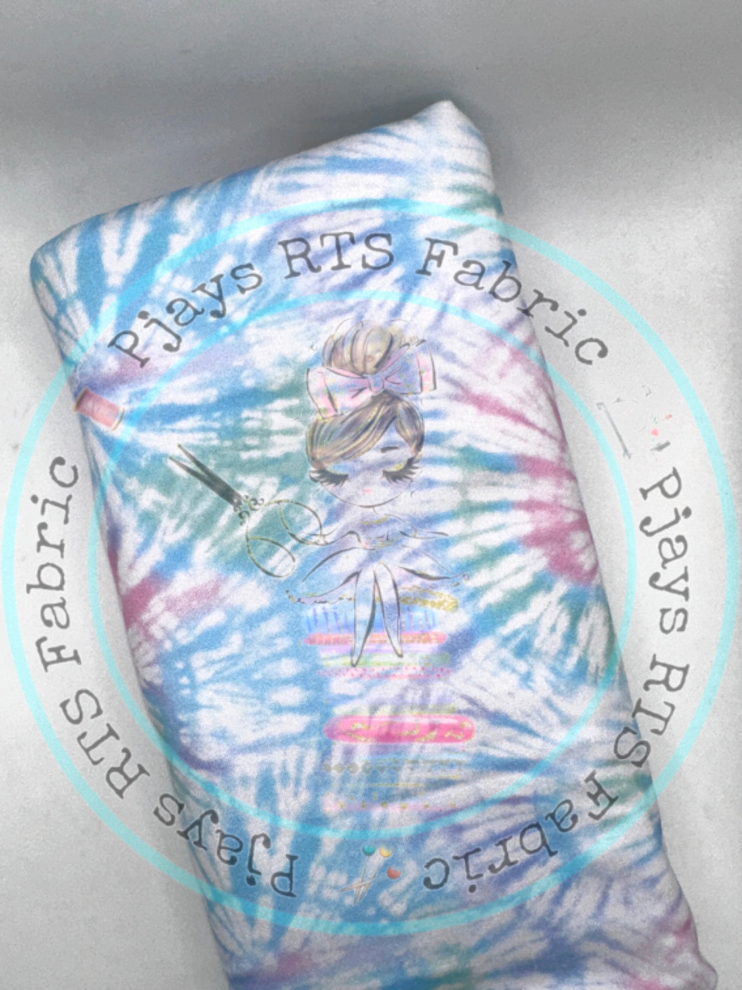 COOR- TIE DYE PINK AND BLUE