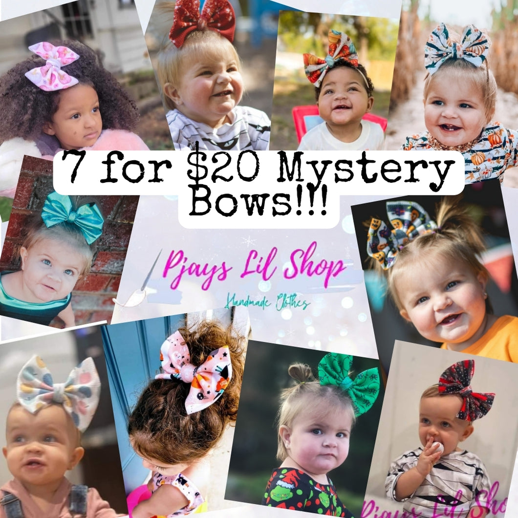7 for $20 Mystery Bow Sale